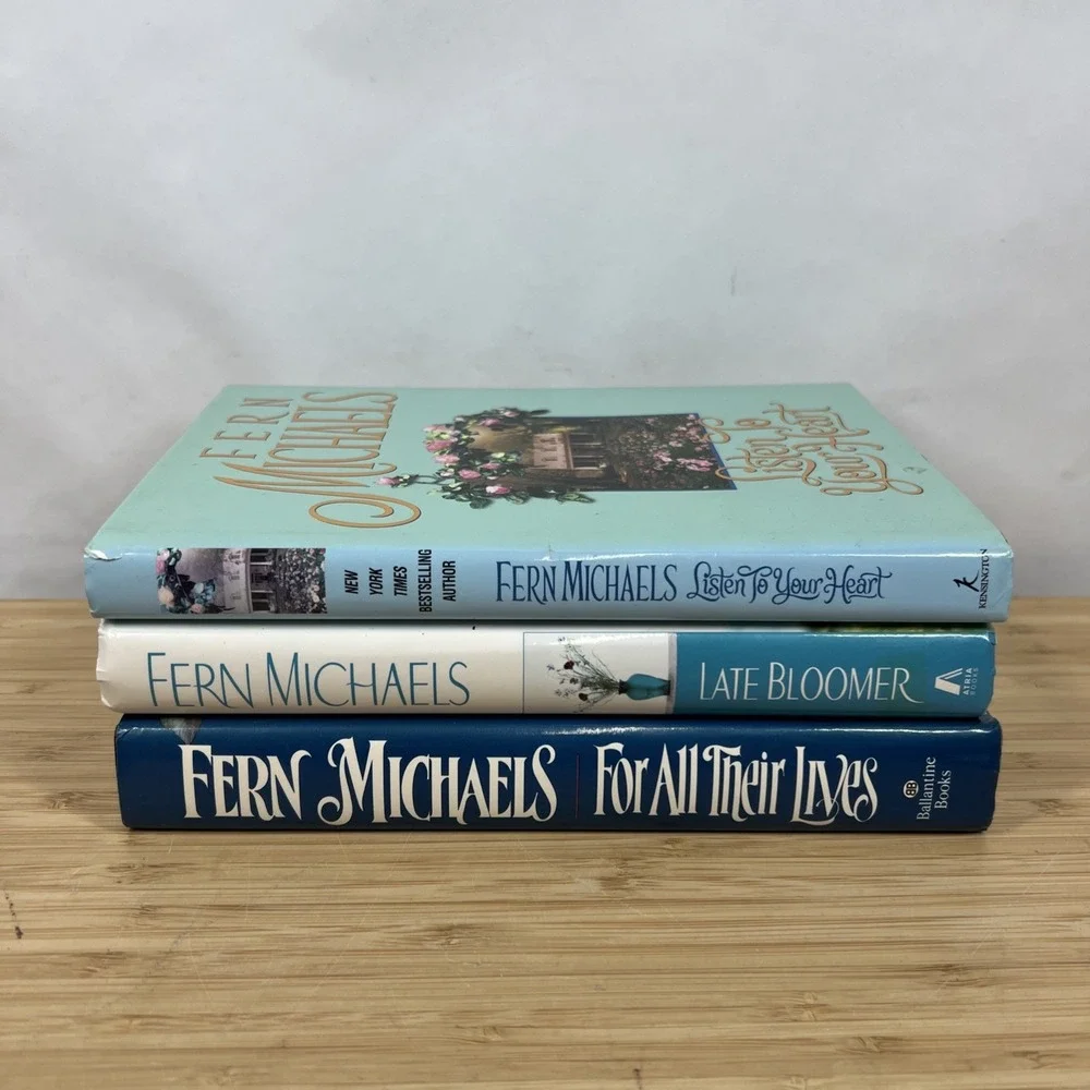 Fern Michaels Lot 3 Hardcover Books Listen to Your Heart Late Bloomer